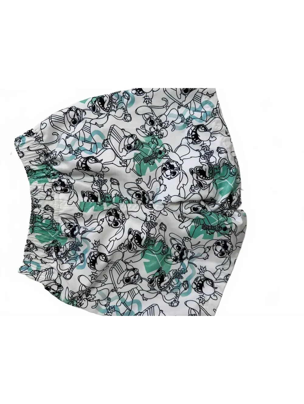 Disney Stitch Pattern Boys Swim Trunks Size 4